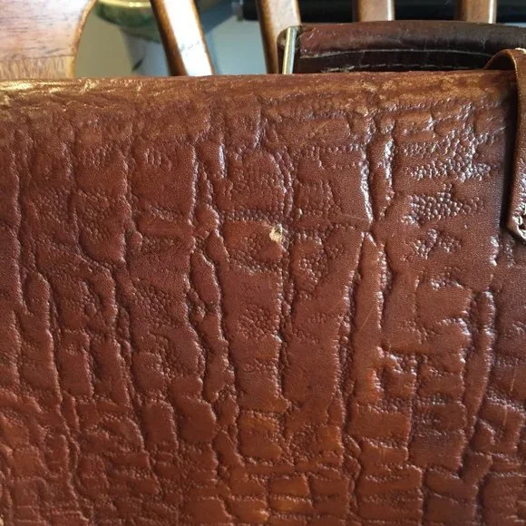 VINTAGE SWEDISH LEATHER BRIEFCASE - Picture 4 of 15